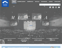 Tablet Screenshot of casadedios.org